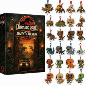 Jurassic Park Advent Calendar 2026 24 Days Christmas Countdown Gift For Dinosaur Fans