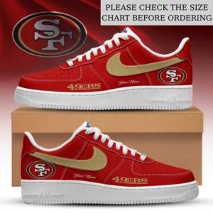 Limited Edition – Customized NFL San Francisco 49Ers Af1 Shoes