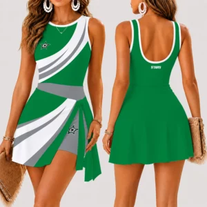 Limited Edition – Customized NHL Dallas Stars Women’s Summer Skort Dress