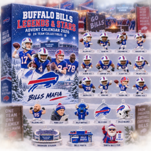 Buffalo Bills Legends And Stars Advent Calendar 2026 Bills Mafia Christmas Gift