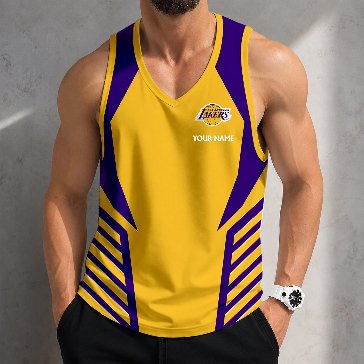 Limited Edition – Customized NBA Los Angeles Lakers Unisex Tank Top