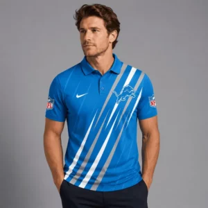 Limited Edition – Customized NFL Detroit Lions Polo Shirt