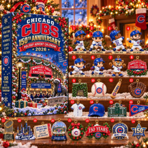 Chicago Cubs 150th Anniversary Holiday 2026 Advent Calendar Gifts For Fans