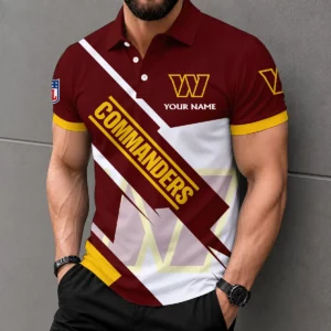 Limited Edition – Customized NFL Washington Commanders Polo Shirt