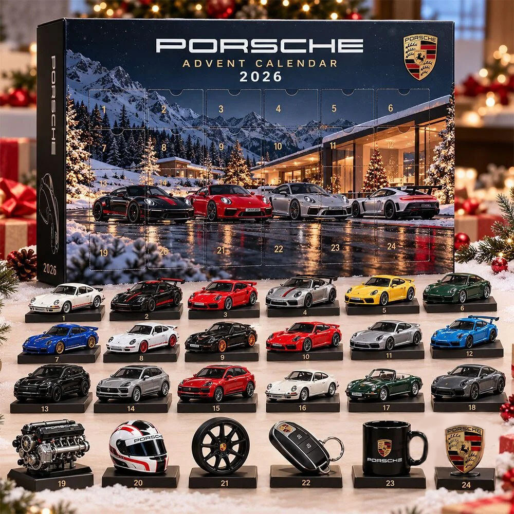 Porsche Advent Calendar 2026 24 Days Christmas Countdown Gift For Besite