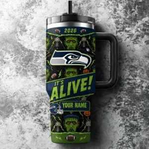 Limited Edition – Customized NFL Seattle Seahawks Halloween 40Oz Tumbler