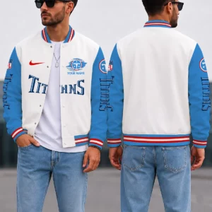 Limited Edition – Customized NFL Tennessee Titans Satin Varsity & Baseball Jacket