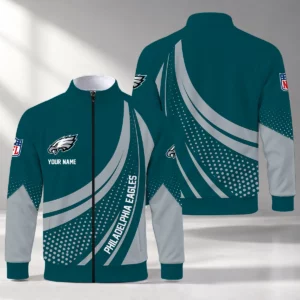 Limited Edition – Customized NFL Philadelphia Eagles Stand Collar Jacket