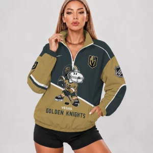 Limited Edition – Customized NHL Vegas Golden Knights V-Neck Zipper Sweatshirt Jacket