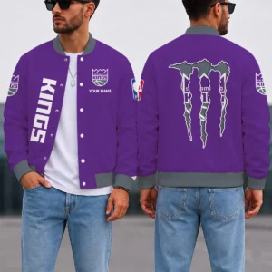 Limited Edition – Customized NBA Sacramento Kings Baseball Jacket, Satin Varsity Jacket