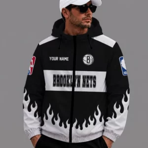 Limited Edition – Customized NBA Brooklyn Nets Windbreaker Jacket