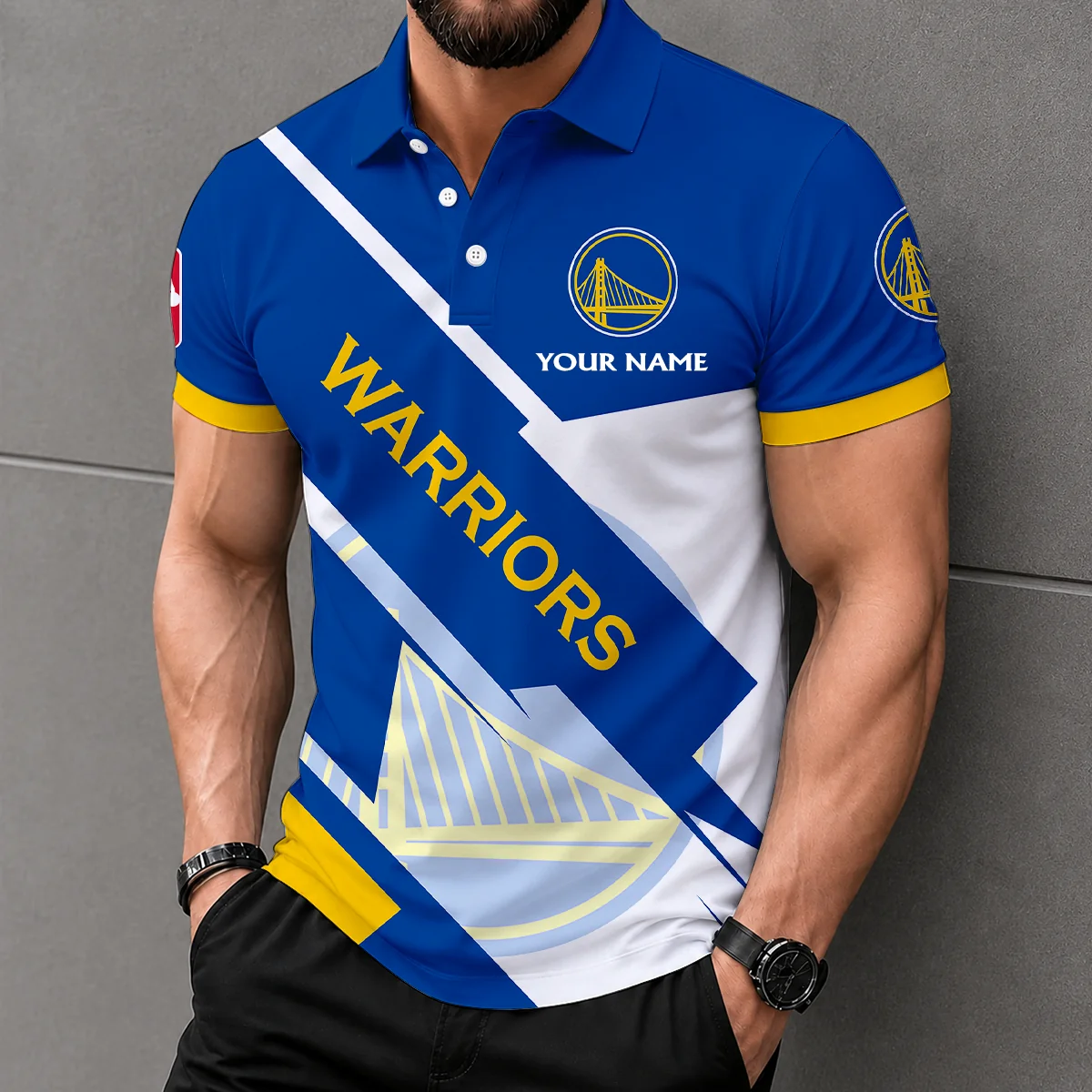 Limited Edition – Customized NBA Golden State Warriors Polo Shirt