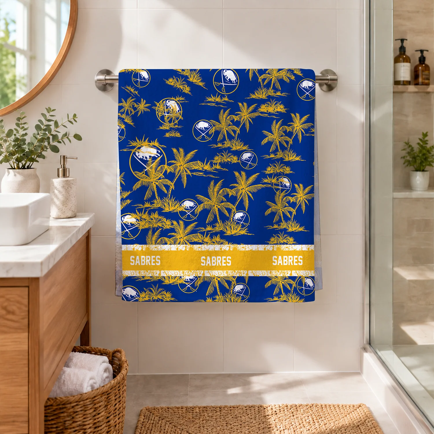 Limited Edition – Customized NHL Buffalo Sabres Beach Towel - Image 2
