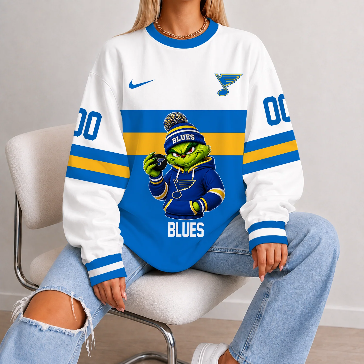 Limited Edition – Customized NHL St. Louis Blues Unisex Sweatshirt