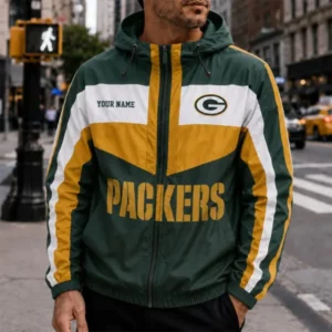 Limited Edition – Customized NFL Green Bay Packers Windbreaker Jacket