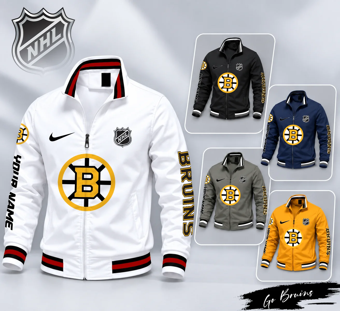 Limited Edition – Customized NHL Boston Bruins Multicolor Men’s Casual Jacket