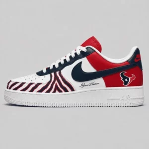 Limited Edition – Customized NFL Houston Texans Af1 Shoes
