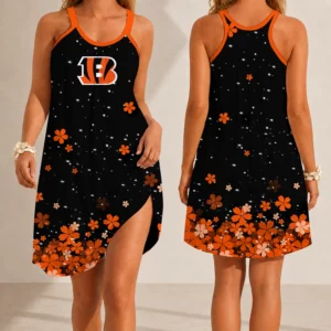 Limited Edition – Customized NFL Cincinnati Bengals Camisole Dress