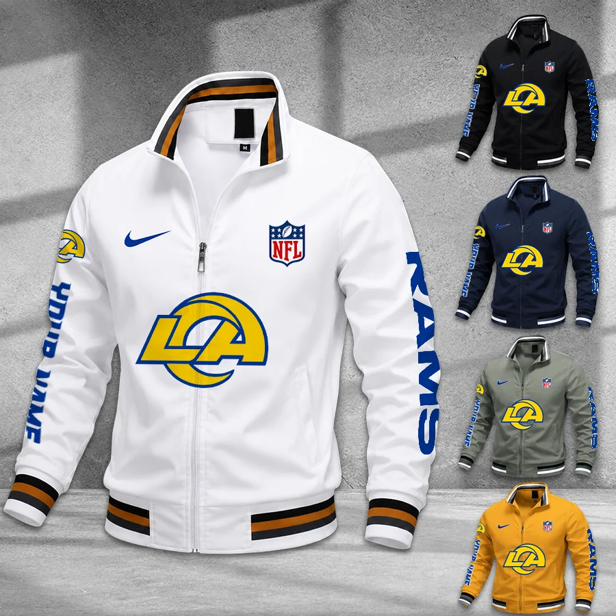 Limited Edition – Customized NFL Los Angeles Rams Men’s Casual Jacket
