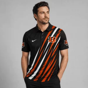 Limited Edition – Customized NFL Cincinnati Bengals Polo Shirt