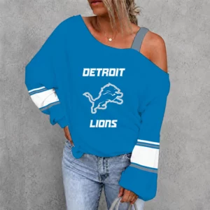 Limited Edition – Customized NFL Detroit Lions Drop Shoulder Sweatshirt
