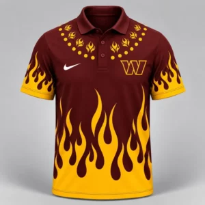 Limited Edition – Customized NFL Washington Commanders Polo Shirt