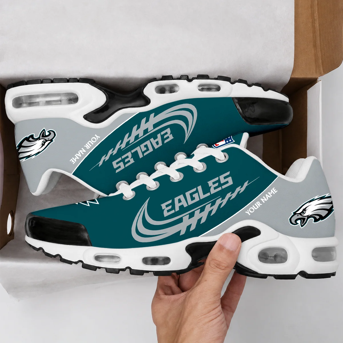 Limited Edition – Customized NFL Philadelphia Eagles Air Max Plus Sneakers