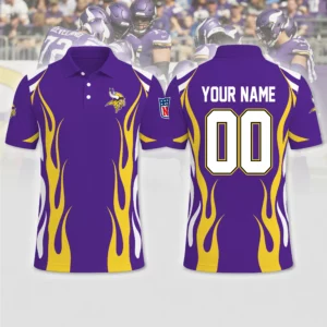 Limited Edition – Customized NFL Minnesota Vikings Polo Shirt