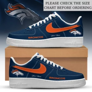 Limited Edition – Customized NFL Denver Broncos Af1 Shoes