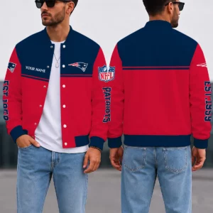 Limited Edition – Customized NFL New England Patriots Satin Varsity & Baseball Jacket