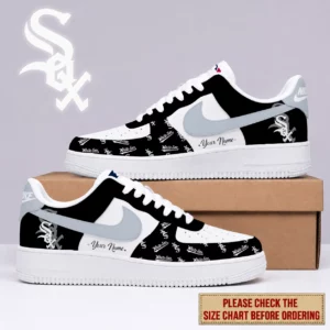 Limited Edition – Customized MLB Chicago White Sox Af1 Shoes