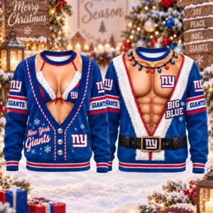 Limited Edition – Customized NFL New York Giants Christmas Unisex Sweatshirt