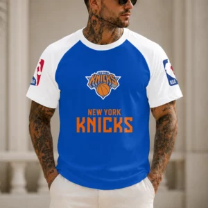 Limited Edition – Customized NBA New York Knicks Raglan Tee