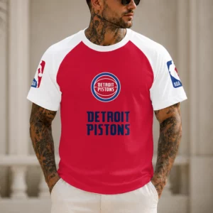 Limited Edition – Customized NBA Detroit Pistons Raglan Tee