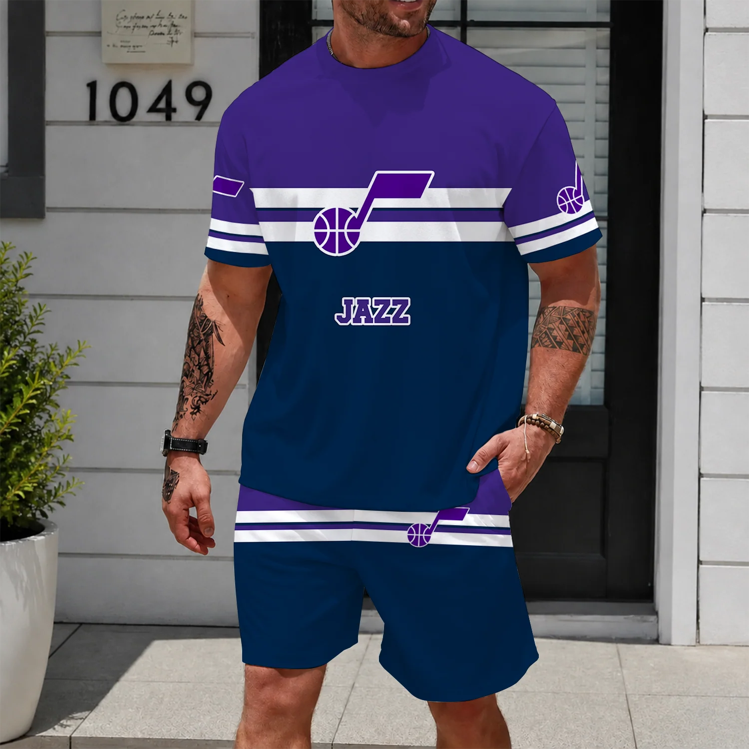 Limited Edition – Customized NBA Utah Jazz Unisex T-Shirt & Shorts Set