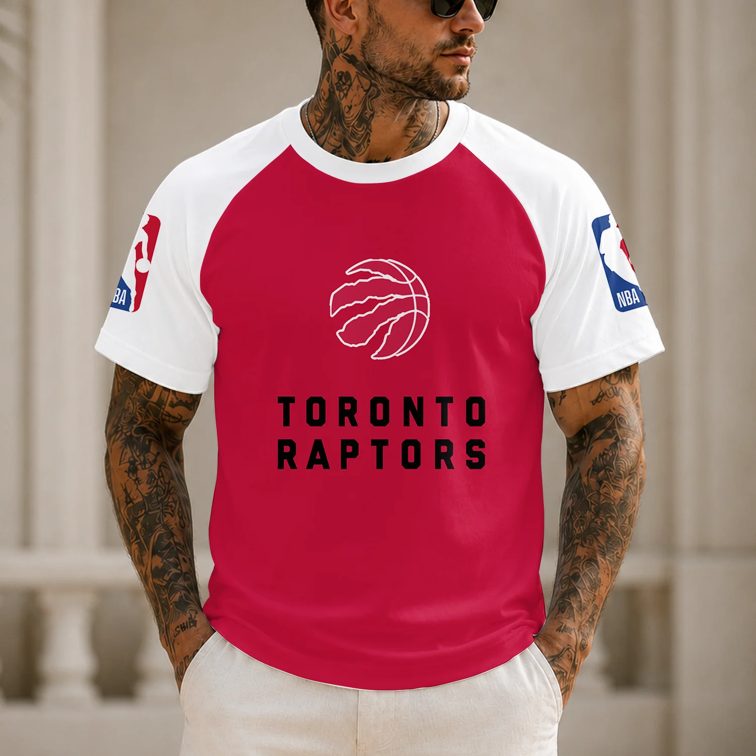 Limited Edition – Customized NBA Toronto Raptors Raglan Tee