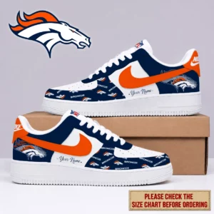 Limited Edition – Customized NFL Denver Broncos Af1 Shoes