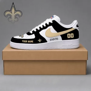 Limited Edition – Customized NFL New Orleans Saints Af1 Shoes