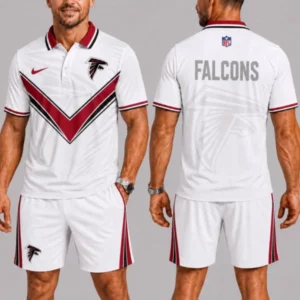 Limited Edition – Customized NFL Atlanta Falcons Polo Shirt & Short Pants