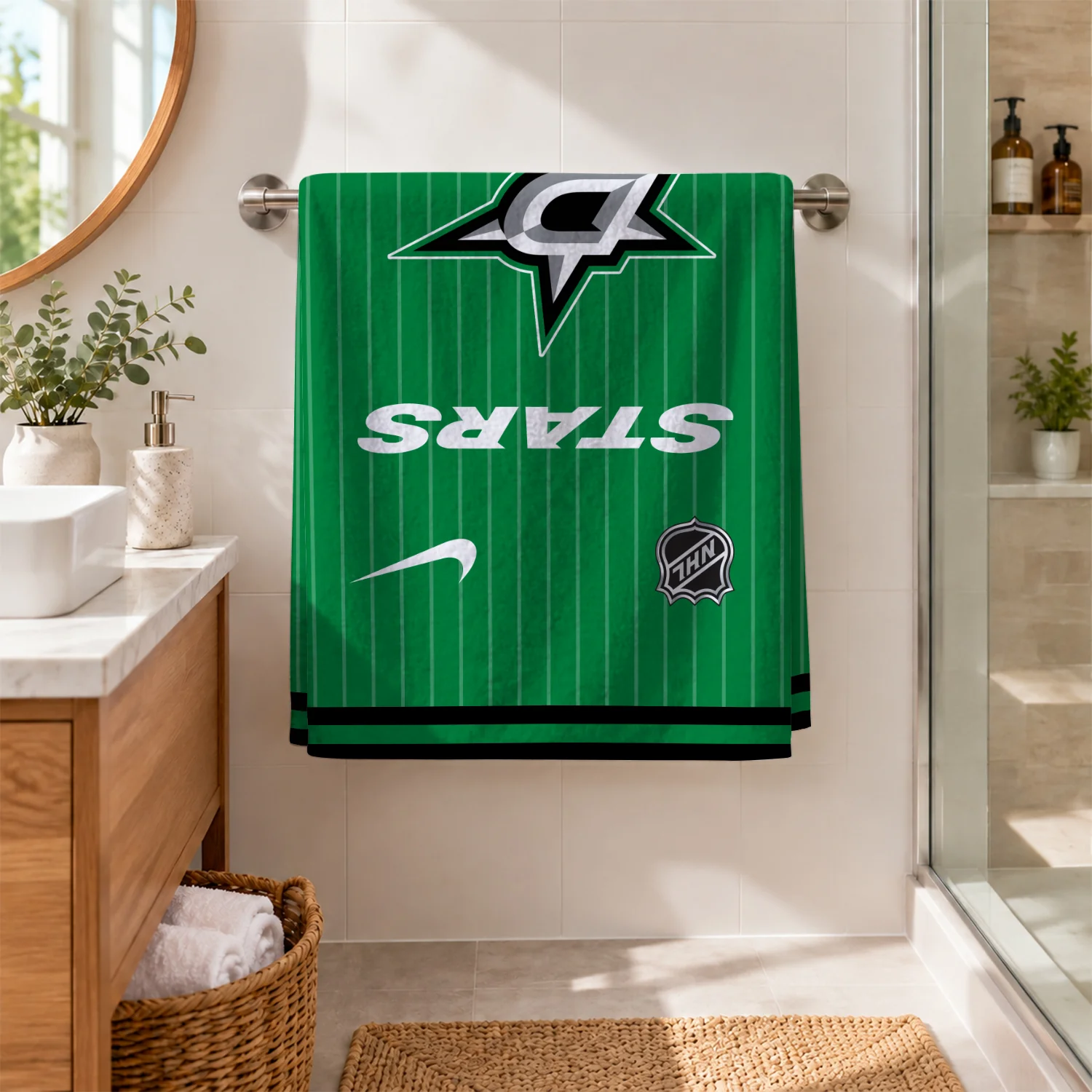 Limited Edition – Customized NHL Dallas Stars Beach Towel - Image 2