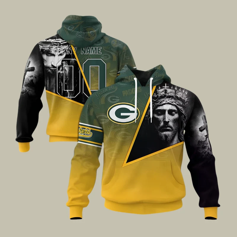 Limited Edition – Customized NFL Green Bay Packers God’s Blessing T-Shirt, Hoodie & Zip Hoodie