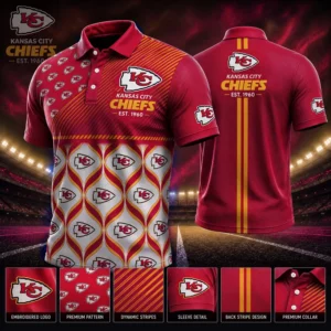 Limited Edition – Customized NFL Kansas City Chiefs Polo Shirt