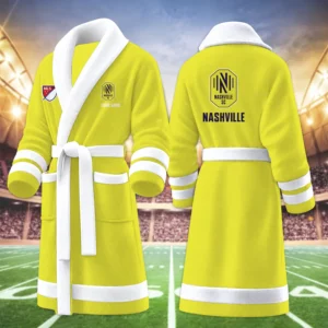 Limited Edition – Customized MLS Nashville SC Fleece Bathrobe