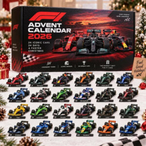 F1 Racing Advent Calendar 2026 Race Cars Christmas Countdown Racing Fan Gift