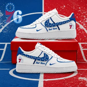 Limited Edition – Customized NBA Philadelphia 76Ers Af1 Sneakers