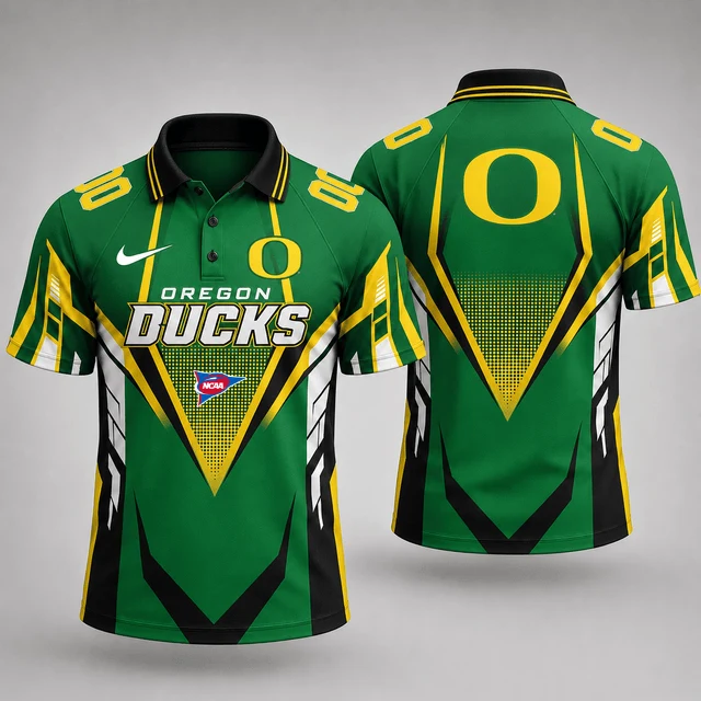 Limited Edition – Customized NCAA Oregon Ducks Polo Shirt