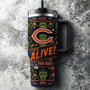 Limited Edition – Customized NFL Chicago Bears Halloween 40Oz Tumbler