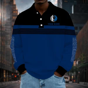Limited Edition – Customized NBA Dallas Mavericks Men Long Sleeve Polo Shirt