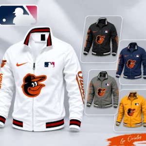 Limited Edition – Customized MLB Baltimore Orioles Multicolor Men’s Casual Jacket