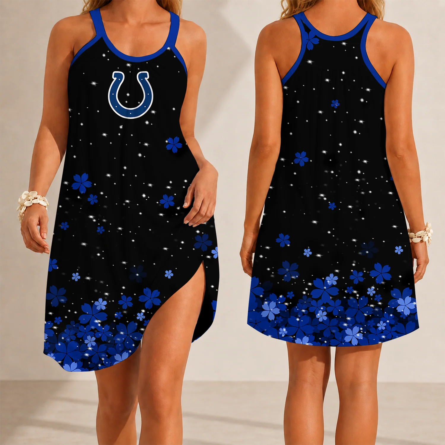 Limited Edition – Customized NFL Indianapolis Colts Camisole Dress
